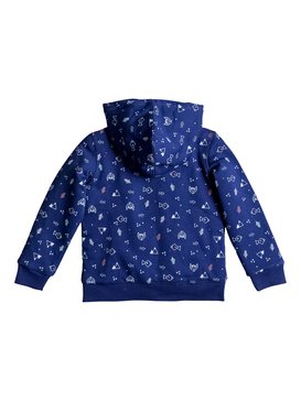 roxy, Narua - Sweat à capuche zippé, LITTLE FOREST COMBO BLUE PRINT (bsq6) Narua - Zip-Up Hoodie ERLFT03090