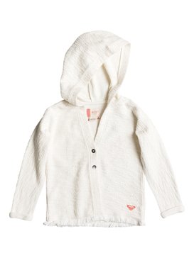 roxy, Girlish Laugh - Knöpfbarer Hoodie, MARSHMELLOW (wbt0) Girlish Laugh - Button-Up Hoodie ERLFT03097
