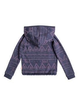 roxy, Girls 2-6 Make Me Swim Zip-Up Hoodie, AZTEC GEO COMBO NIGHTSHADOW (bpt6) MAKE ME SWIM ERLFT03122