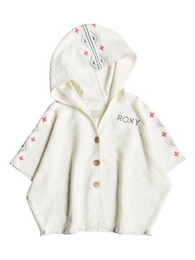 roxy, Moonlight Waves - Veste poncho à capuche, MARSHMALLOW (wbt0) Moonlight Waves - Hooded Poncho Jacket ERLFT03129