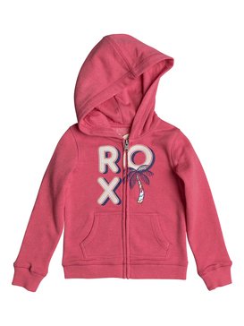 roxy, Autumn Wind Multi Palm Tree - Sweat à capuche zippé, ROUGE RED (mlj0) Autumn Wind Multi Palm Tree - Zip-Up Hoodie ERLFT03138