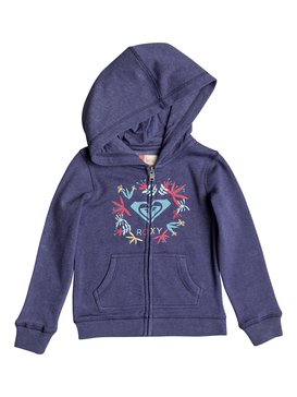 roxy, Autumn Wind Flower Logo - Sweat à capuche zippé, DEEP COBALT (bre0) Autumn Wind Flower Logo - Zip-Up Hoodie ERLFT03139