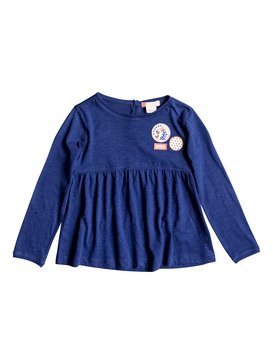 roxy, Evening Sun - Top à manches longues, BLUE PRINT (bsq0) Evening Sun - Long Sleeve Top ERLKT03022