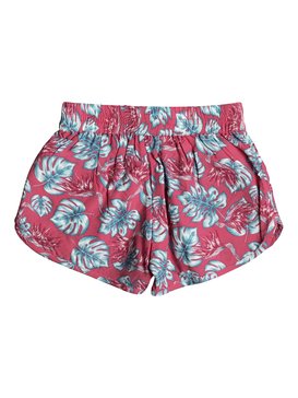 roxy, Meet Me In The City - Short en viscose, ROUGE RED ABYSSAL TROPICAL (mlj6) Meet Me In The City - Viscose Shorts ERLNS03014