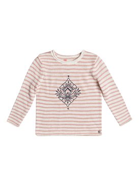 roxy, Girls 2-6 All Your Tenderness Pullover Sweater, MELLOW ROSE LAST MINUTE STRIPE (mgd3) ALL YOUR TENDERNESS ERLSW03019