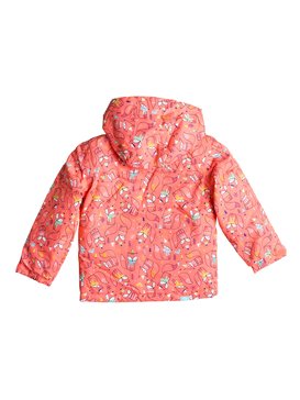 roxy, Mini Jetty - Giacca da snowboard, NEON GRAPEFRUIT_FOXES (nkn9) Mini Jetty - Snow Jacket ERLTJ03004