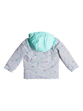roxy, Anna Little Miss - Veste de snow, BRIGHT WHITE_LITTLE MISS STRIP (wbb8) Anna Little Miss - Snow Jacket ERLTJ03006