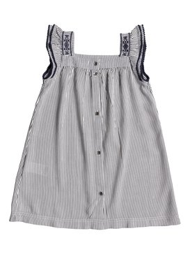 roxy, Girls 2-6 Tropics Culture Cap Sleeve Dress, MARSHMALLOW THIN STRIPE (xkkw) TROPIC'S CULTURE PRINTED ERLWD03031