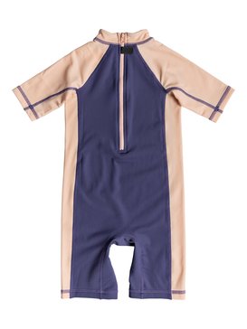 roxy, Salty Mermaid - Licra-Bañador Entero de Manga Corta con Protección Solar UPF 50, DEEP COBALT (bre0) Salty Mermaid - Short Sleeve One-Piece UPF 50 Rashguard ERLWR03070