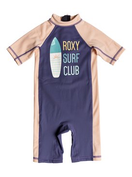 roxy, Salty Mermaid - Licra-Bañador Entero de Manga Corta con Protección Solar UPF 50, DEEP COBALT (bre0) Salty Mermaid - Short Sleeve One-Piece UPF 50 Rashguard ERLWR03070