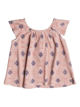 roxy, Girls 2-6 Love' N Laughter Top, MELLOW ROSE LITTLE DESERT (mgd7) LOVE' N LAUGHTER ERLWT03017
