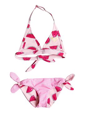 roxy, Tasty Watermelon - Ensemble bikini, WATERMELON PRINT COMBO ROSE SH (mda6) Tasty Watermelon - Bikini Set ERLX203003