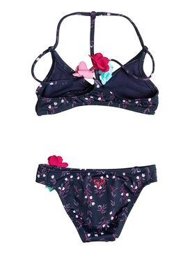 roxy, Girls 2-6 Roxy Star Boho Athletic Tri Bikini Set, SWIM DRESS BLUES NICE ONE (btk8) ROXY STAR BOHO ATHLETIC TRI SE ERLX203034