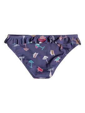 roxy, Tropicool Sunshine - Braguita de Bikini con Tira Lateral Ancha, DEEP COBALT ON THE BEACH (bre7) Tropicool Sunshine - Scooter Bikini Bottoms ERLX403012