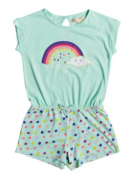 roxy, Rainbow Dots - Combishort de plage, BEACH GLASS TOUDOU DOTS (gcz6) Rainbow Dots - Beach Romper ERLX603001
