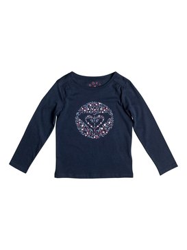 roxy, Never Ages Nice One Heart - Long Sleeve T-Shirt, DRESS BLUES (btk0) Never Ages Nice One Heart - Long Sleeve T-Shirt ERLZT03094
