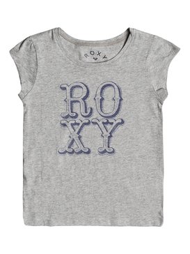 roxy, Girls 2-6 My Sun My Earth Tee, HERITAGE HEATHER (sgrh) MY SUN MY EARTH ERLZT03106
