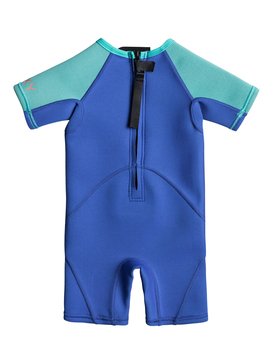 roxy, 1.5 Syncro Back Zip - Kurzarm Springsuit, SEA BLUE II (byh0) 1.5 SYNCRO TODDLER BZ SS SP FL EROW503001