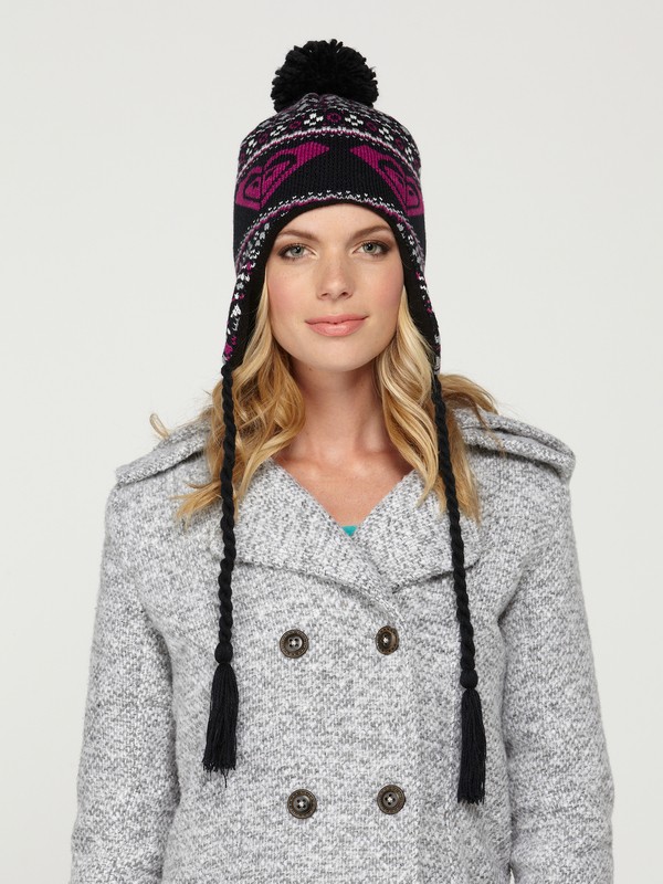 roxy, Snow Bunny Beanie, TRUE BLACK (kvj0) 0 Snow Bunny Beanie 456056 Roxy
