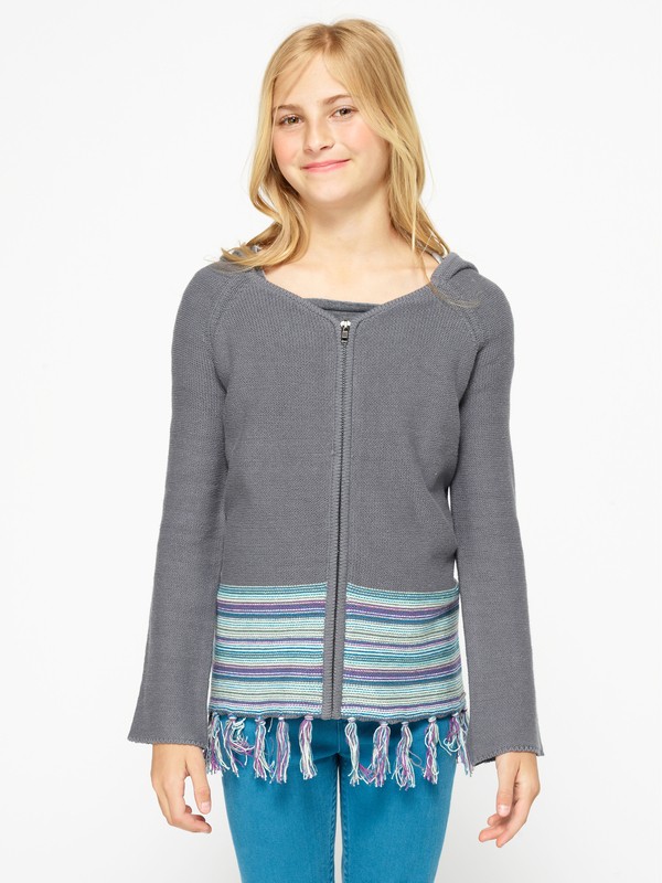 roxy, Girls 7-14 Captive Sweater, CASTLEROCK (caq) 0 Girls 7-14 Captive Sweater 487394 Roxy