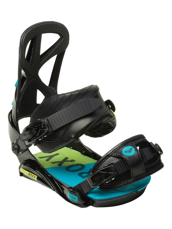 roxy, Team "Medium/Large" Snowboard Bindings, BLACK (blk) 0 Team "Medium/Large" Snowboard Bindings 5235120 Roxy