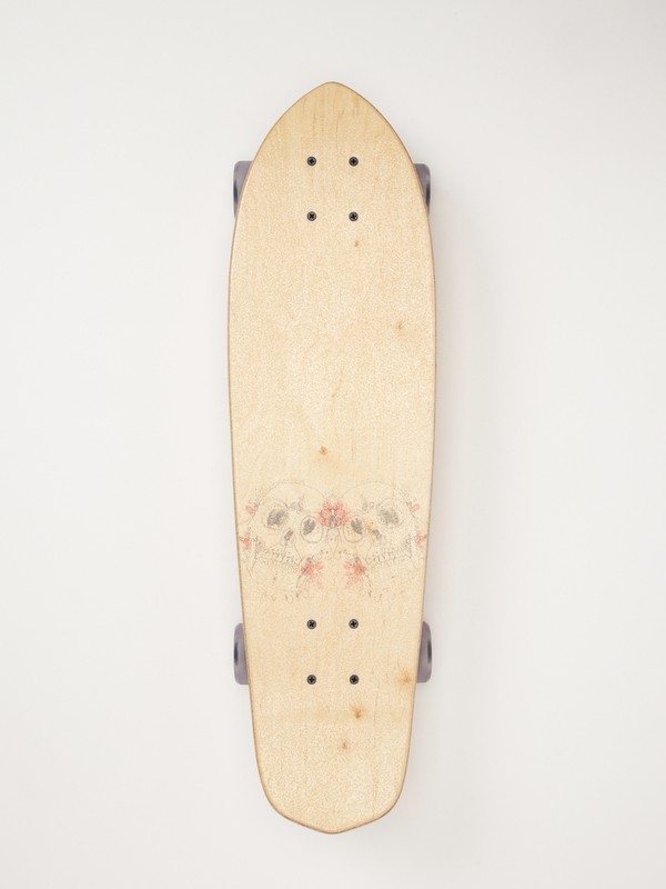 roxy, Sugar Skulls Skateboard, WHITE (wht) 0 Sugar Skulls Skateboard 844062 Roxy