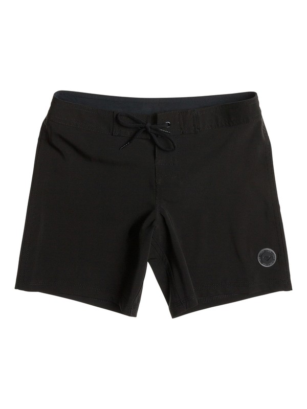 roxy, Girls 7-14 Classic RG Boardshorts, TRUE BLACK (kvj0) 0 Girls 7-14 Classic RG Boardshorts ARGBS00012 Roxy