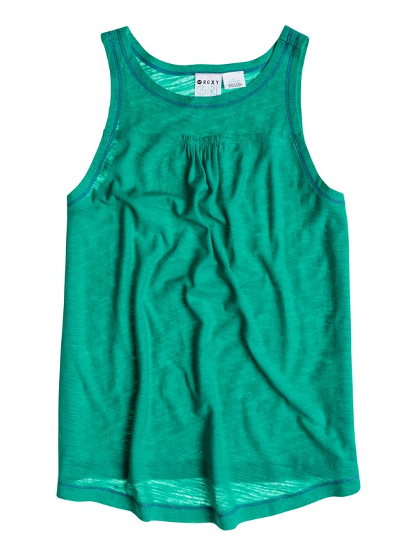 roxy, Girls 7-14 Shine On Tank, MARINE GREEN (glc0) 0 Girls 7-14 Shine On Tank ARGKT03014 Roxy