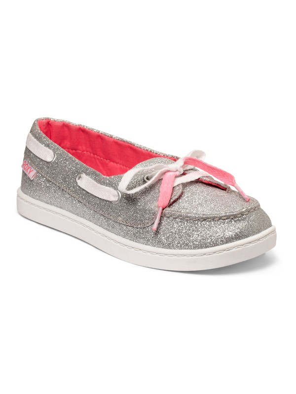 roxy, Girls 7-14 Ahoy II Shoes, SILVER (sil) 0 Girls 7-14 Ahoy II Shoes ARGS600006 Roxy