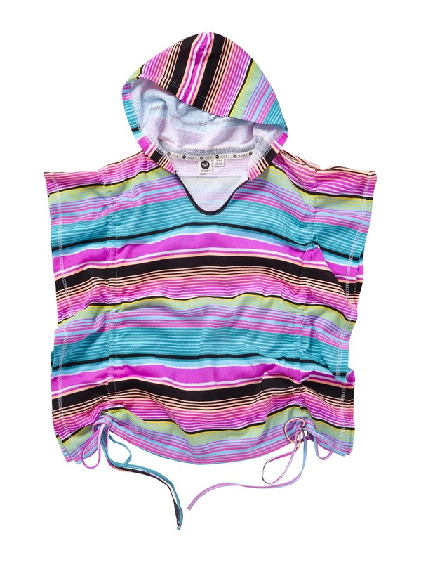 roxy, Girls 7-14 Roxy Border Poncho, TPNKROXYBORDERSTRIPE (mlw7) 0 Girls 7-14 Roxy Border Poncho ARGX600000 Roxy