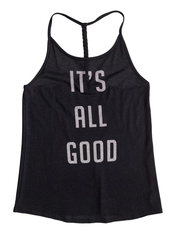 roxy, Girls 7-14 It's All Good Tank, TRUE BLACK (kvj0) 0 Girls 7-14 It's All Good Tank ARGZT03018 Roxy