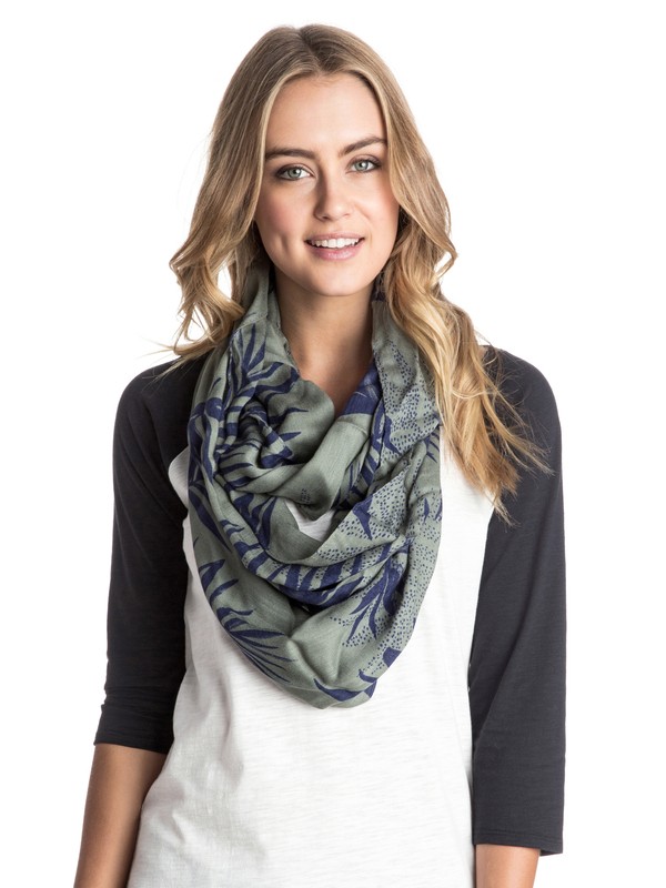 Care For Flair - Printed Infinity Scarf ARJAA03114 0 Care For Flair - Printed Infinity Scarf ARJAA03114 Roxy