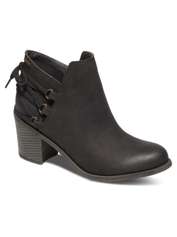 roxy, Dulce Heeled Ankle Boots, BLACK (blk) 0 Dulce Heeled Ankle Boots Black ARJB700394 Roxy