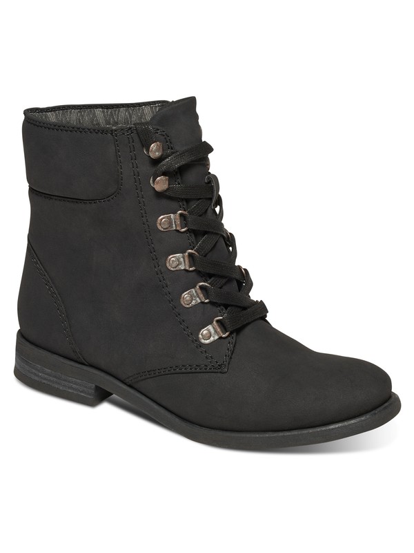 roxy, Fulton Lace-Up Boots, BLACK (blk) 0 Fulton Lace-Up Boots Black ARJB700406 Roxy