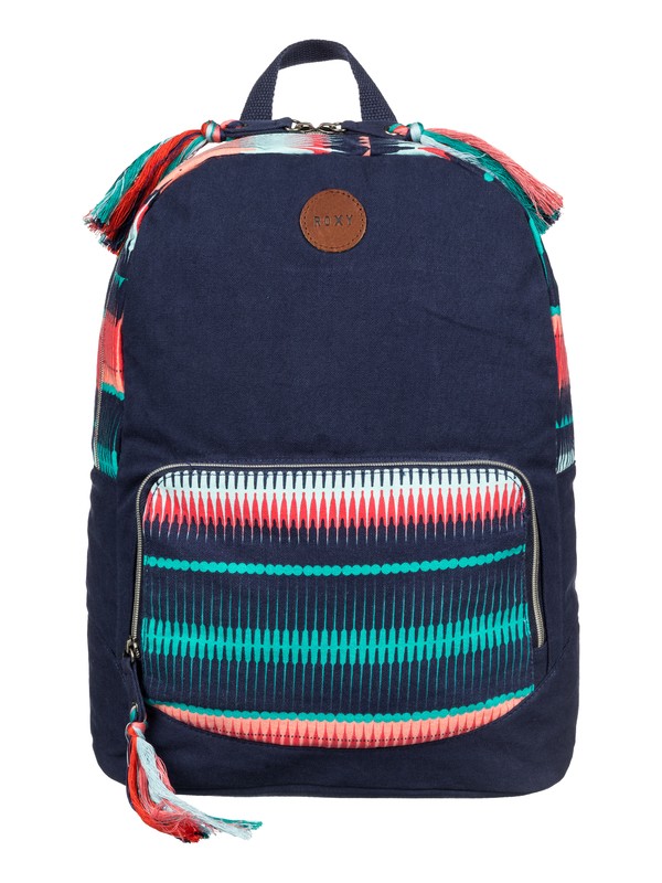 Primary - Printed Canvas Backpack ARJBP03142 0 Primary - Printed Canvas Backpack ARJBP03142 Roxy