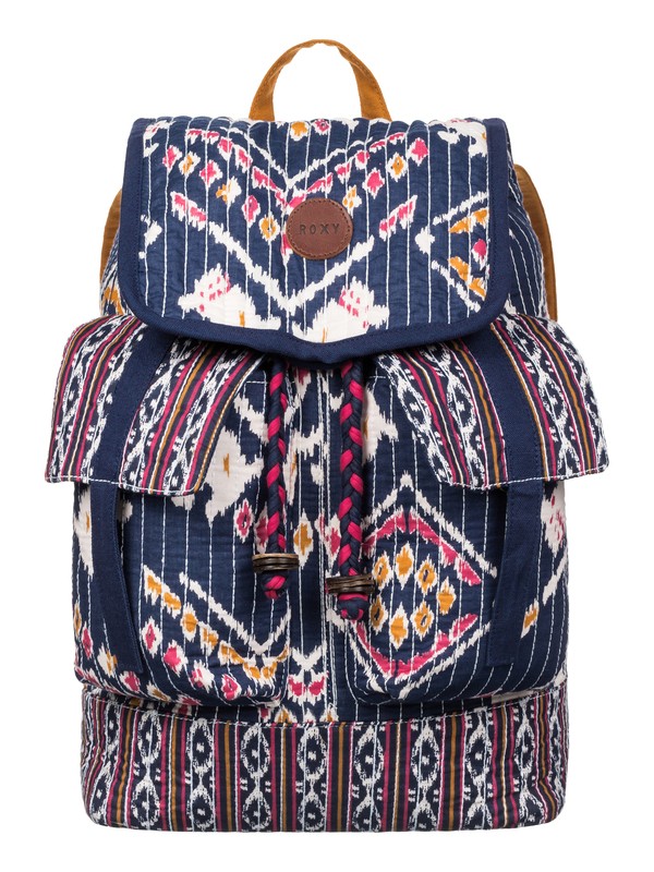 roxy, Coordinates Backpack, BOHO IKAT PAISLEY COMBO ECLIPS (btc6) 0 Coordinates Backpack ARJBP03158 Roxy