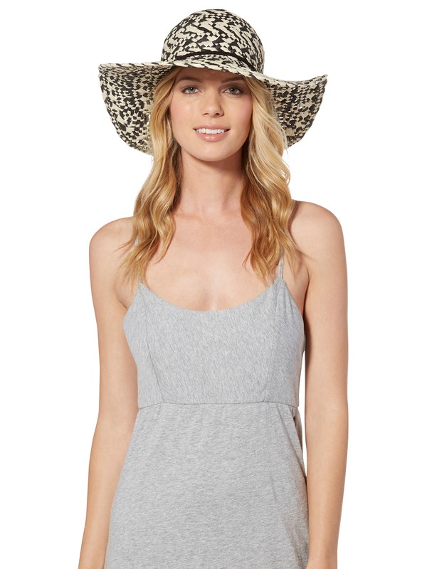 roxy, Sumer Time Hat, TRUE BLACK (kvj0) 0 Sumer Time Hat ARJHA00044 Roxy