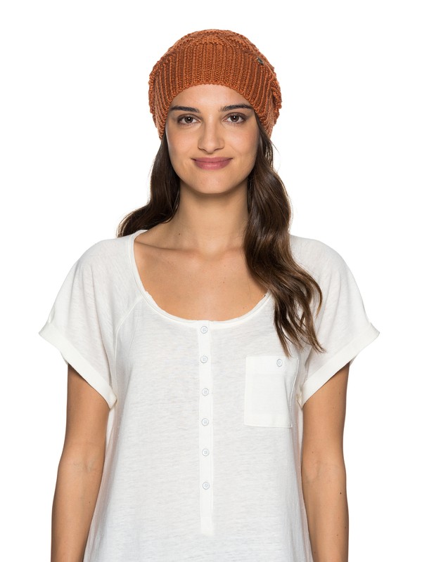 roxy, Out To Sea Beanie, GINGER BREAD (cqe0) 0 Out To Sea Beanie ARJHA03019 Roxy
