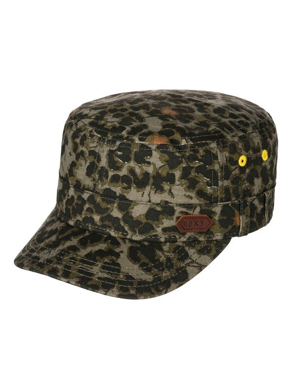 Locals Only - Printed Canvas Military Hat ARJHA03044 0 Locals Only ARJHA03044 Roxy