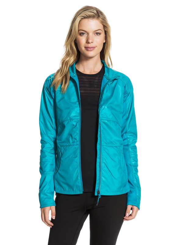 roxy, Breakline Raglan Jacket, AQUAMARINE (bqd0) 0 Breakline Raglan Jacket ARJJK03008 Roxy