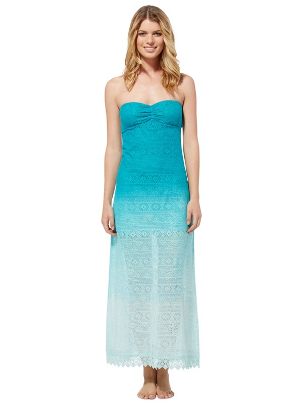 roxy, Rolling Wave Dress, TILE BLUE OMBRE KNIT (bpm6) 0 Rolling Wave Dress ARJKD00055 Roxy