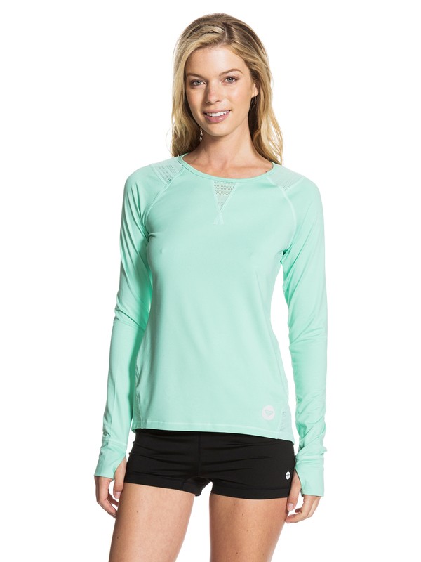 roxy, VICTORY LS TOP, MOSS GREEN (gcf0) 0 VICTORY LS TOP ARJKT03019 Roxy