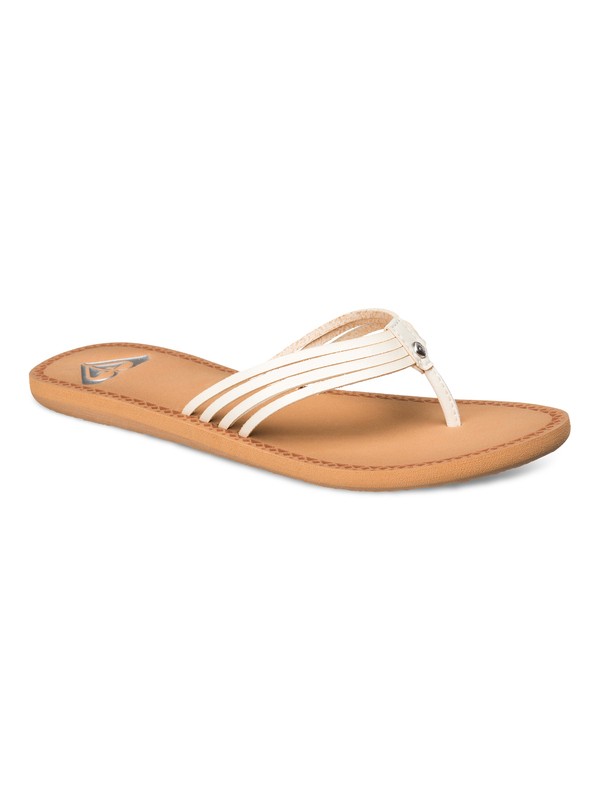 roxy, Riviera Sandals, WHITE (wht) 0 Riviera Sandals White ARJL100255 Roxy