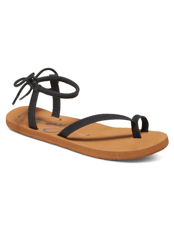 roxy, San Pablo Sandals, BLACK (blk) 0 San Pablo Sandals Black ARJL100529 Roxy