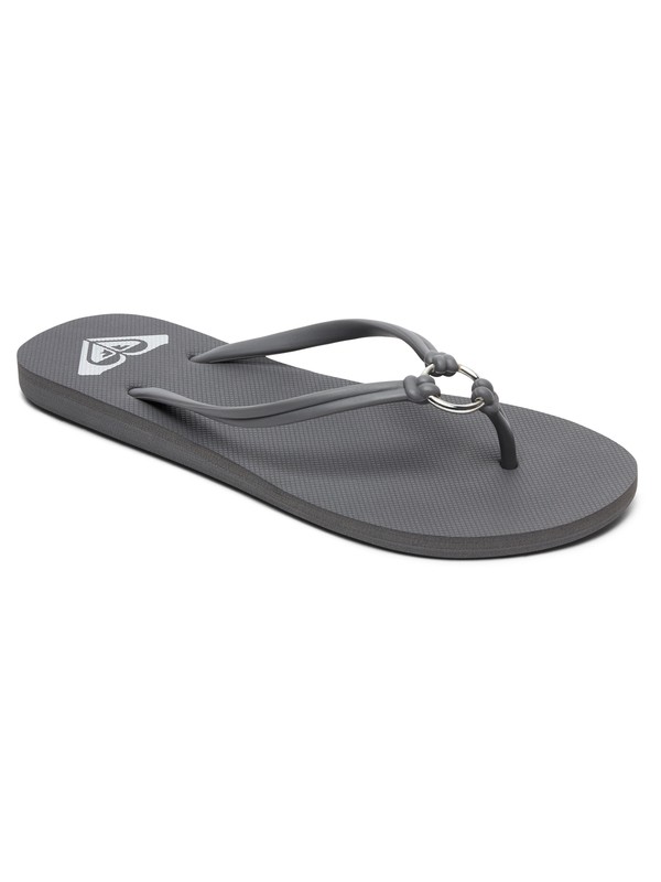 roxy, Solis Flip Flops, DARK GREY (dgy) 0 Solis Flip Flops Grey ARJL100649 Roxy