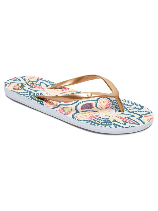 roxy rainbow flip flops