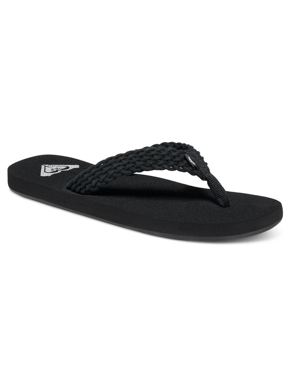 roxy, Porto Sandals, BLACK (blk) 0 Porto Sandals Black ARJL100677 Roxy