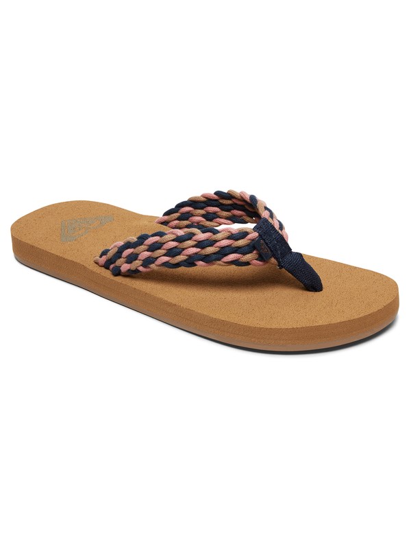 roxy, Porto Sandals, NAVY (nvy) 0 Porto Sandals Blue ARJL100677 Roxy