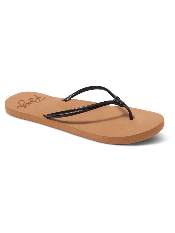 roxy, Lahaina Flip Flops, BLACK (blk) 0 Lahaina Flip Flops Black ARJL100721 Roxy