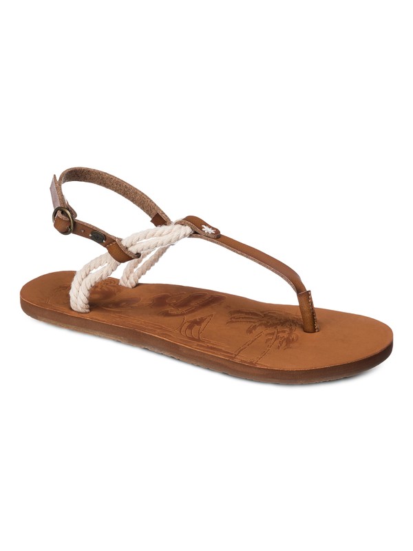 leather roxy sandals